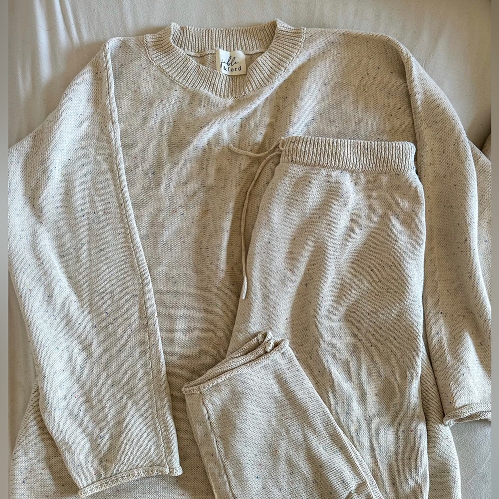 Fable and Ford sprinkle knit set